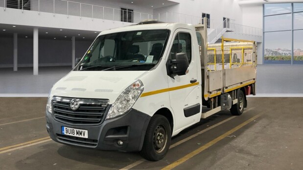 Vauxhall Movano Dropside LWB [SOLD SM] L3H1 Low Roof R3500 Air Con Tail Lift EURO 6 1