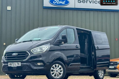 Ford Transit Custom Crew Cab AUTO SWB L1H1 320 Limited Air Con Cam Nav Sensors EURO 6