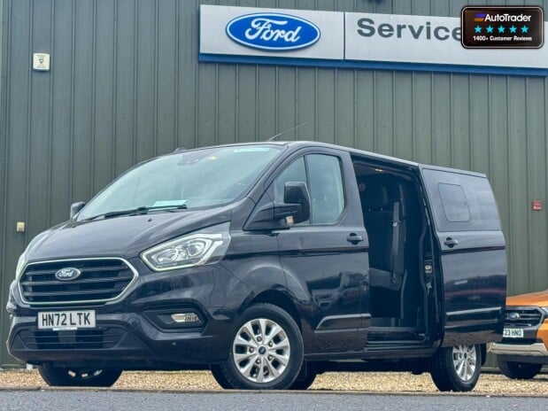 Ford Transit Custom Crew Cab AUTO SWB L1H1 320 Limited Air Con Cam Nav Sensors EURO 6 1