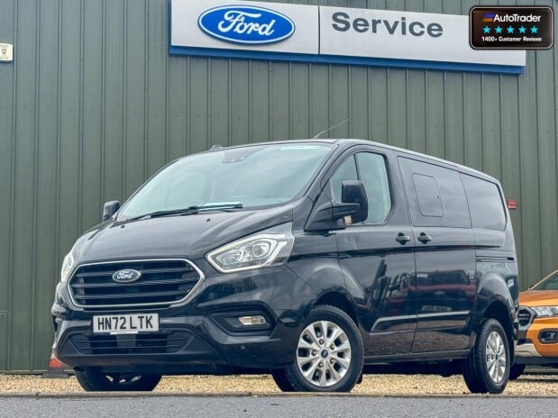 Ford Transit Custom Crew Cab AUTO SWB L1H1 320 Limited Air Con Cam Nav Sensors EURO 6 2