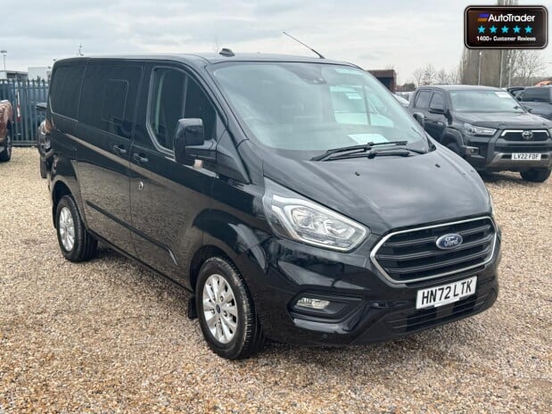 Ford Transit Custom Crew Cab AUTO SWB L1H1 320 Limited Air Con Cam Nav Sensors EURO 6 5