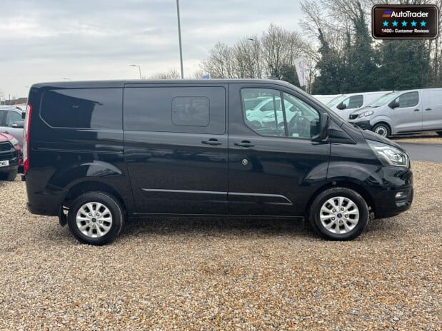 Ford Transit Custom Crew Cab AUTO SWB L1H1 320 Limited Air Con Cam Nav Sensors EURO 6 6