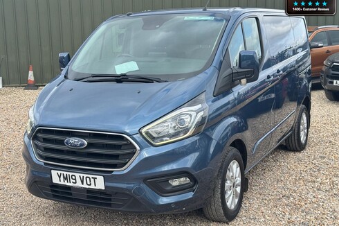 Ford Transit Custom SWB L1H1 Low Roof 280 Limited Alloys Air Con Cruise EURO 6