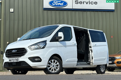 Ford Transit Custom Crew Cab AUTO LWB L2H1 320 Limited Camera Air Con EURO NO VAT