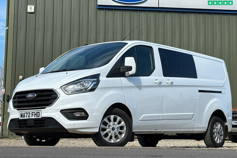 Ford Transit Custom Crew Cab AUTO LWB L2H1 320 Limited Camera Air Con EURO NO VAT