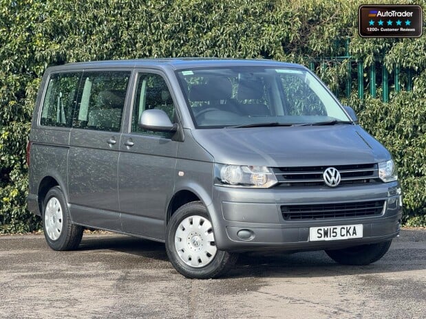 Volkswagen Transporter Shuttle SE 140hp Twin Side Door Tailgate 9 Seats Air Con NO VAT VANLUX 26