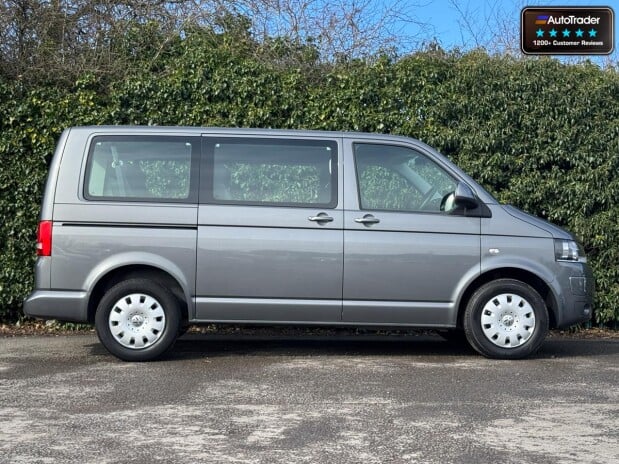 Volkswagen Transporter Shuttle SE 140hp Twin Side Door Tailgate 9 Seats Air Con NO VAT VANLUX 4