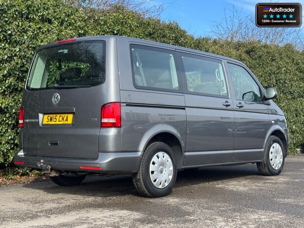 Volkswagen Transporter Shuttle SE 140hp Twin Side Door Tailgate 9 Seats Air Con NO VAT VANLUX 5