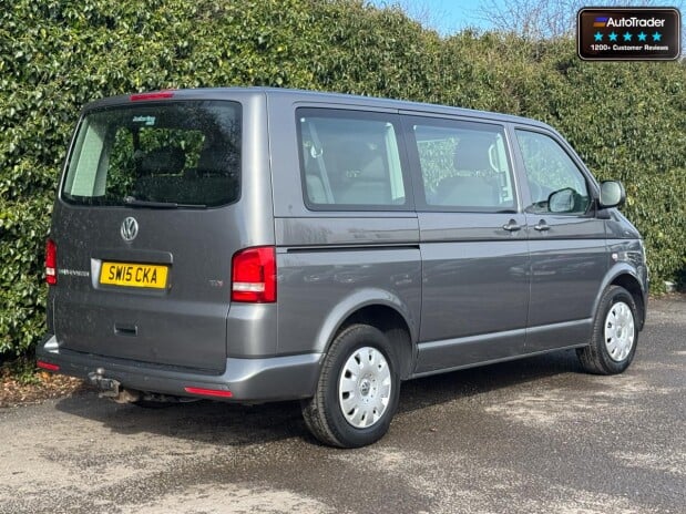 Volkswagen Transporter Shuttle SE 140hp Twin Side Door Tailgate 9 Seats Air Con NO VAT VANLUX 28