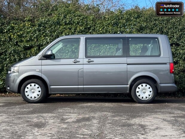 Volkswagen Transporter Shuttle SE 140hp Twin Side Door Tailgate 9 Seats Air Con NO VAT VANLUX 6