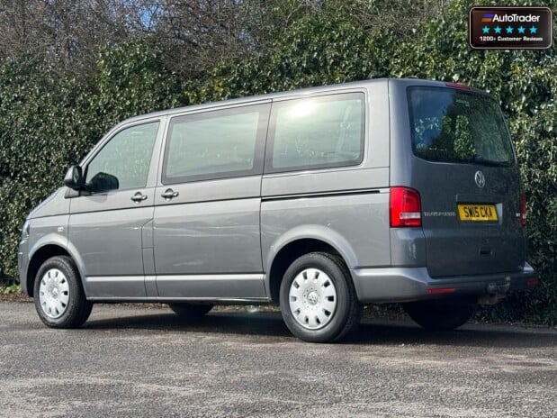 Volkswagen Transporter Shuttle SE 140hp Twin Side Door Tailgate 9 Seats Air Con NO VAT VANLUX 30