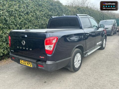 SsangYong Musso Crew Cab AUTO 4X4 Rhino AWD Air Con Cam Sensors EURO 6 NO VAT 6