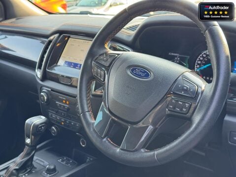 Ford Ranger Crew Cab [SOLD KH] AUTO 4X4 Wildtrak Air Con Cam Nav Sensors EURO 6 NO VAT 7