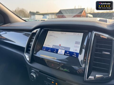 Ford Ranger Crew Cab [SOLD KH] AUTO 4X4 Wildtrak Air Con Cam Nav Sensors EURO 6 NO VAT 23