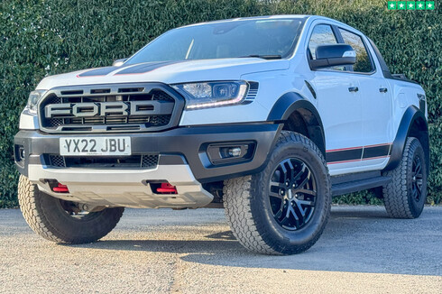 Ford Ranger Crew Cab AUTO 4X4 Raptor Air Con Alloys Cam Nav Sensors EURO 6