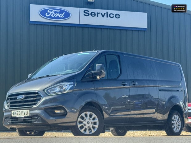 Ford Transit Custom AUTO LWB L2H1 170ps Low Roof 320 Limited Air Con Cam Sensors EURO 6 1