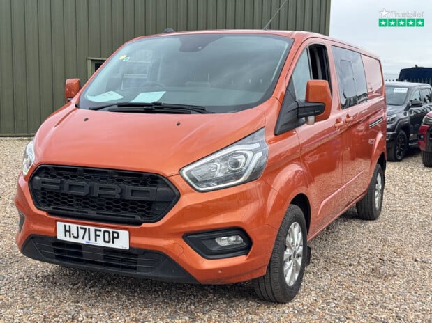 Ford Transit Custom Crew Cab [SOLD CR] LWB L2H1 320 Limited Air Con Sensors EURO 6 NO VAT 2