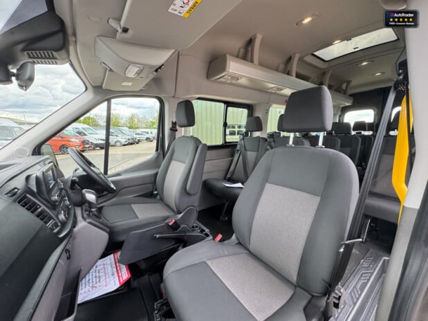 Ford Transit AUTO 17 Seat Minibus L4H3 High Roof Air con 165Bhp Pan Roof Heated Front Sc 11