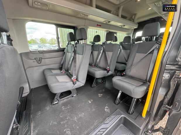 Ford Transit AUTO 17 Seat Minibus L4H3 High Roof Air con 165Bhp Pan Roof Heated Front Sc 13