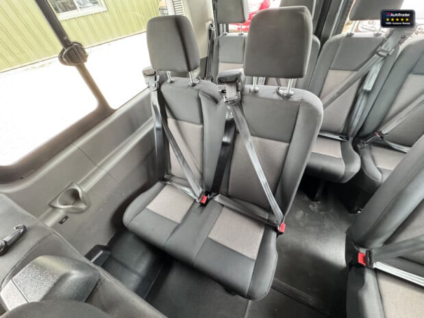 Ford Transit AUTO 17 Seat Minibus L4H3 High Roof Air con 165Bhp Pan Roof Heated Front Sc 19