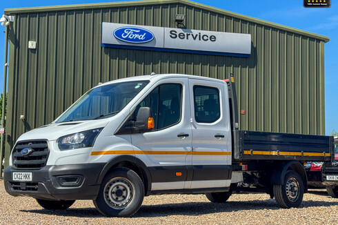 Ford Transit Tipper Crew Cab LWB L3 350 Leader Tow Bar EURO 6