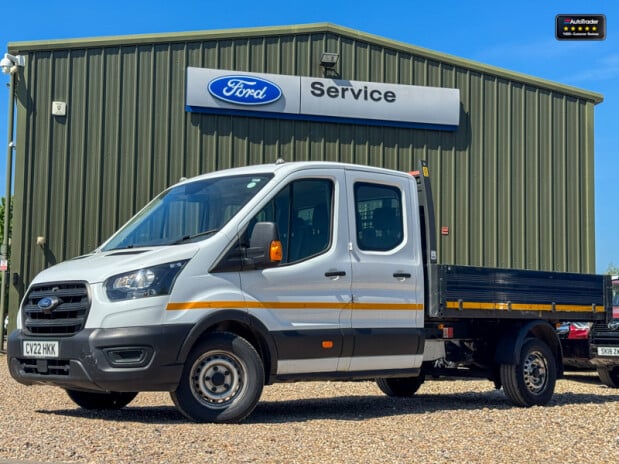 Ford Transit Tipper Crew Cab LWB L3 350 Leader Tow Bar EURO 6 1