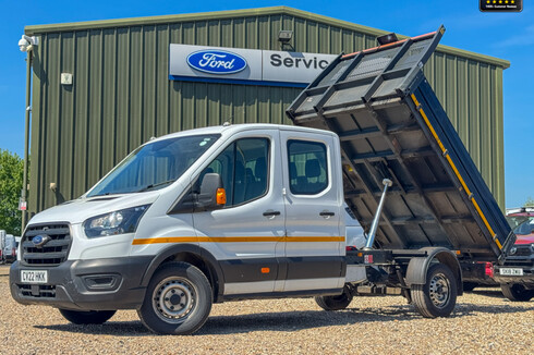 Ford Transit Tipper Crew Cab LWB L3 350 Leader Tow Bar EURO 6