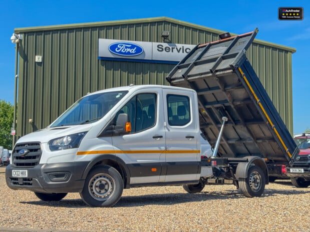 Ford Transit Tipper Crew Cab LWB L3 350 Leader Tow Bar EURO 6 2