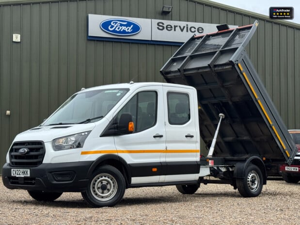 Ford Transit Tipper Crew Cab LWB L3 350 Leader Tow Bar EURO 6 1