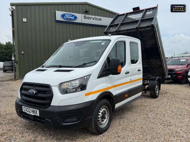 Ford Transit Tipper Crew Cab LWB L3 350 Leader Tow Bar EURO 6 3