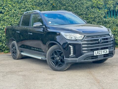 SsangYong Musso AUTO Crew Cab 4X4 Saracen Alloys Air Con Sensors Cruise EURO 6 NO VAT 2
