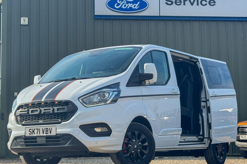 Ford Transit Custom AUTO Crew Cab SWB L1H1 300 Limited Air Con Cam Sensors EURO 6 NO VAT