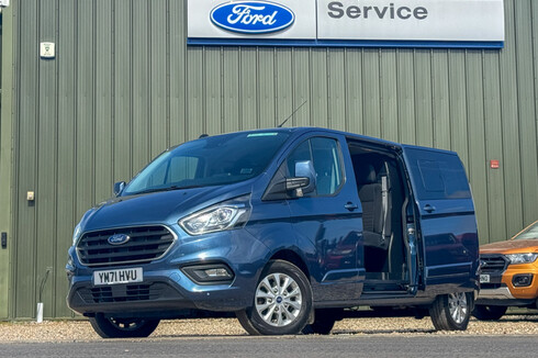Ford Transit Custom Crew Cab LWB L2H1 320 Limited Air Con Sensors EURO 6 NO VAT