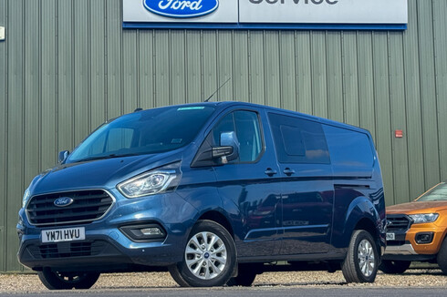 Ford Transit Custom Crew Cab LWB L2H1 320 Limited Air Con Sensors EURO 6 NO VAT