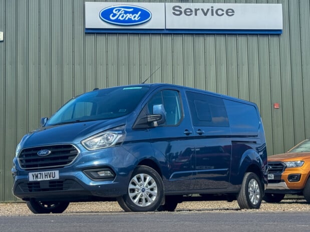 Ford Transit Custom Crew Cab LWB L2H1 320 Limited Air Con Sensors EURO 6 NO VAT 2