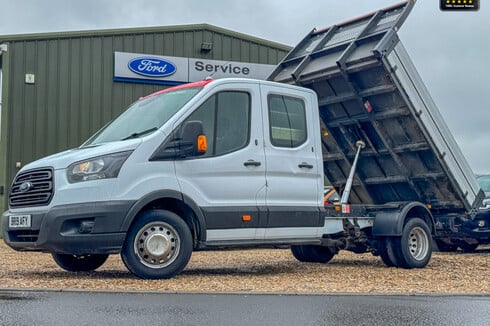Ford Transit Crew Cab [SOLD CR] Tipper LWB L3 350 Tow Bar EURO 6