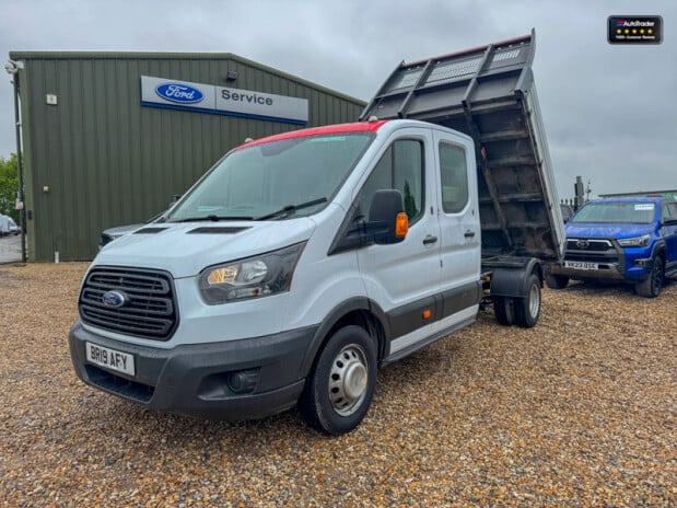 Ford Transit Crew Cab [SOLD CR] Tipper LWB L3 350 Tow Bar EURO 6 3