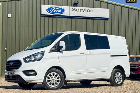 Ford Transit Custom Crew Cab SWB L1H1 300 Limited Air Con Camera Sensors EURO 6 NO VAT