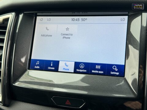Ford Ranger Crew Cab AUTO 4X4 MS-RT Ecoblue Air Con Camera Nav EURO 6 NO VAT 32