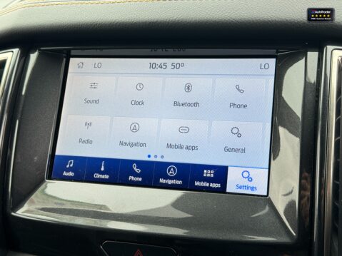 Ford Ranger Crew Cab AUTO 4X4 MS-RT Ecoblue Air Con Camera Nav EURO 6 NO VAT 35