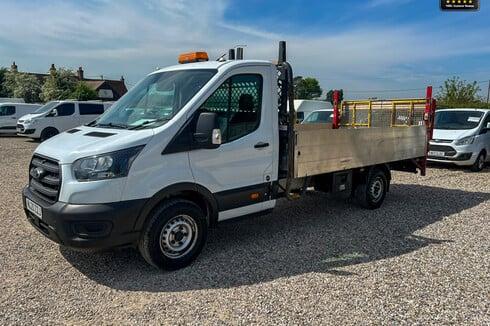 Ford Transit Dropside XLWB L34 350 Leader Ecoblue Camera EURO 6 NO VAT