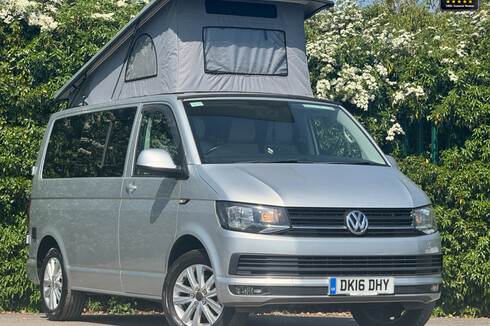 Volkswagen Transporter Camper HIghline Pop Top Fridge Cooker R&R Bed Captain Seats Ext' Power NO V