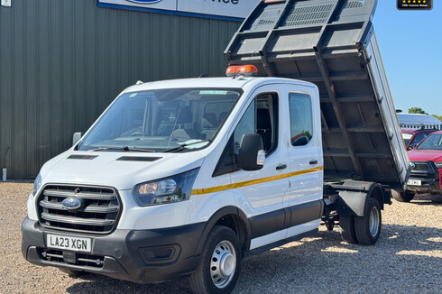 Ford Transit Tipper Crew Cab LWB L3 350 Leader Tow Bar EURO 6