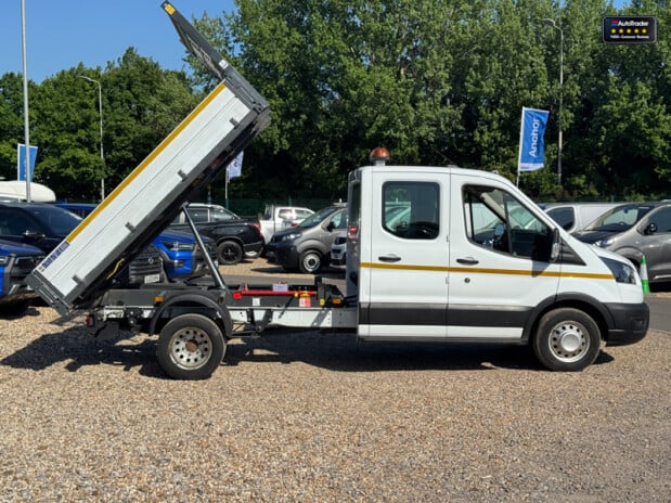 Ford Transit Tipper Crew Cab LWB L3 350 Leader Tow Bar EURO 6 5