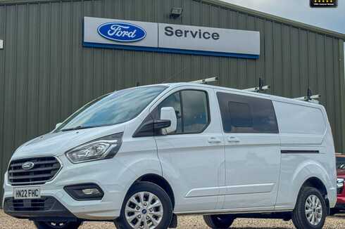 Ford Transit Custom Crew Cab LWB L2H1 320 Limited Air Con Heated Seats Sensors EURO 6