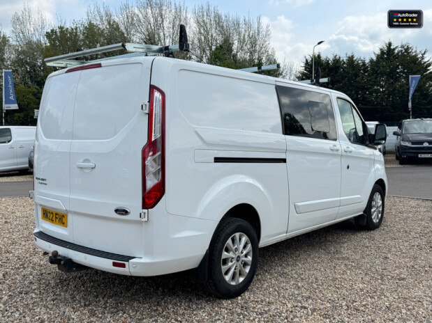 Ford Transit Custom Crew Cab LWB L2H1 320 Limited Air Con Heated Seats Sensors EURO 6 7