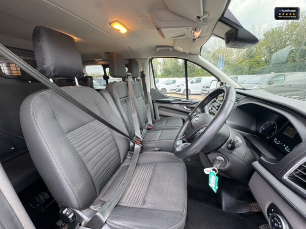 Ford Transit Custom Crew Cab LWB L2H1 320 Limited Air Con Heated Seats Sensors EURO 6 16