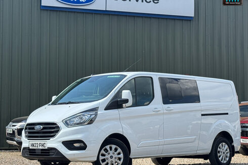 Ford Transit Custom Crew Cab LWB L2H1 320 Limited Air Con Heated Seats Sensors EURO 6
