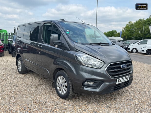 Ford Transit Custom Crew Cab AUTO SWB L1H1 320 Limited Air Con Cam Sensors EURO 6 5