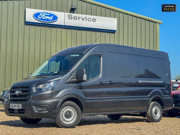 Ford Transit AUTO LWB L3H2 Medium Roof 350 Leader Ecoblue Air Con Sensors EURO 6 1